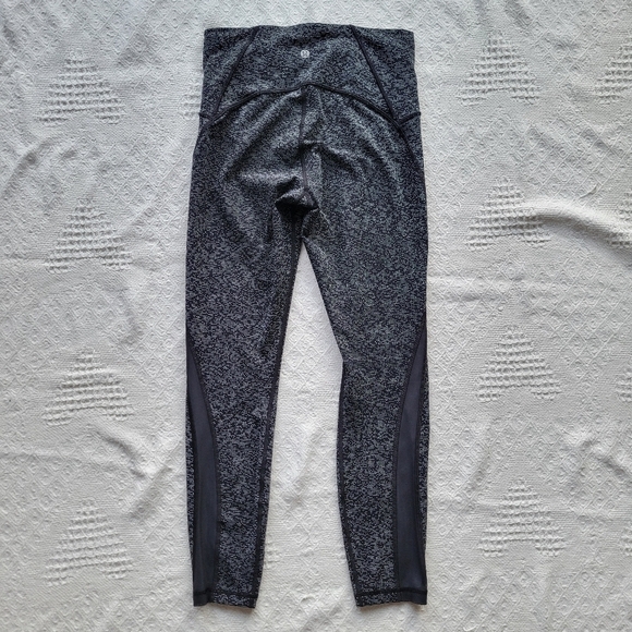 Lululemon Train Times Athletic Mesh Performance Gym Leggings 7/8 Pant (25" ) - Picture 3 of 11
